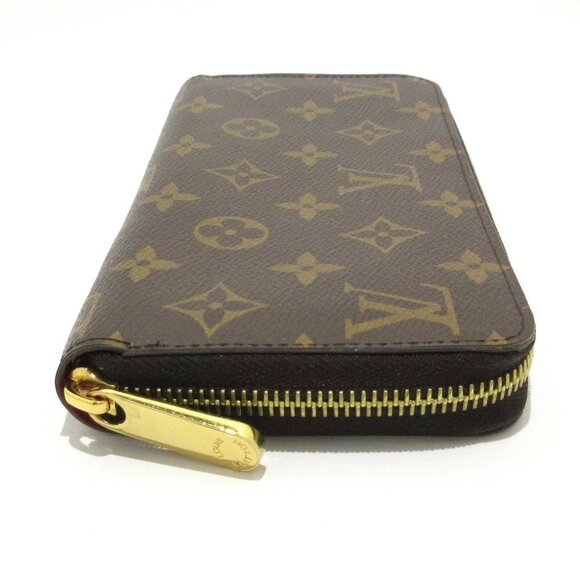 Auth LOUIS VUITTON Zippy Wallet M41896 Coquelicot Monogram - RFID : confirmed - Picture 9 of 12
